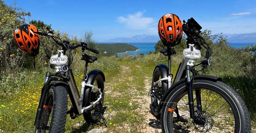 Self-guided Electric Fat Bike Tours and Rentals North Corfu - Ancient sites and points beyond the usual route