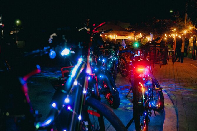 Semi-Private Christmas Edition Twilight Glow E-Bike Oranjestad - What this Oranjestad evening ride is really like