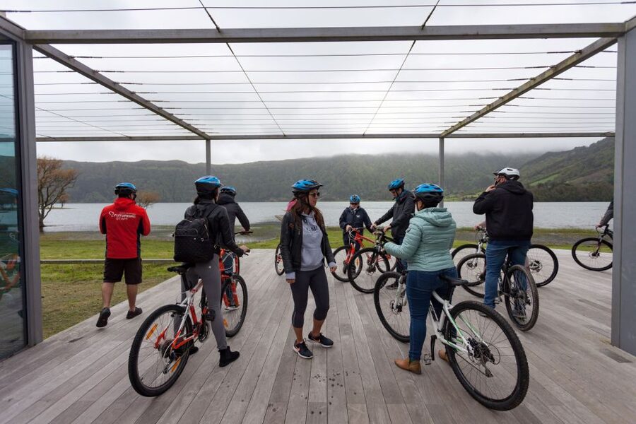 Sete Cidades Bike Rental - Choosing between an easy lake ride and a tougher route