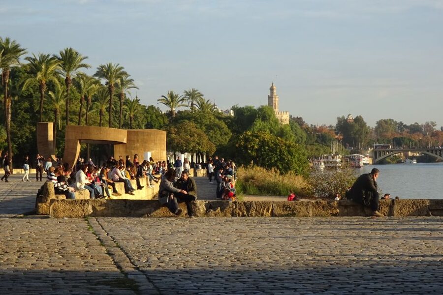 Seville: 2.5-Hour Evening Electric Bike Tour - Maria Luisa Park and Plaza de España at sunset