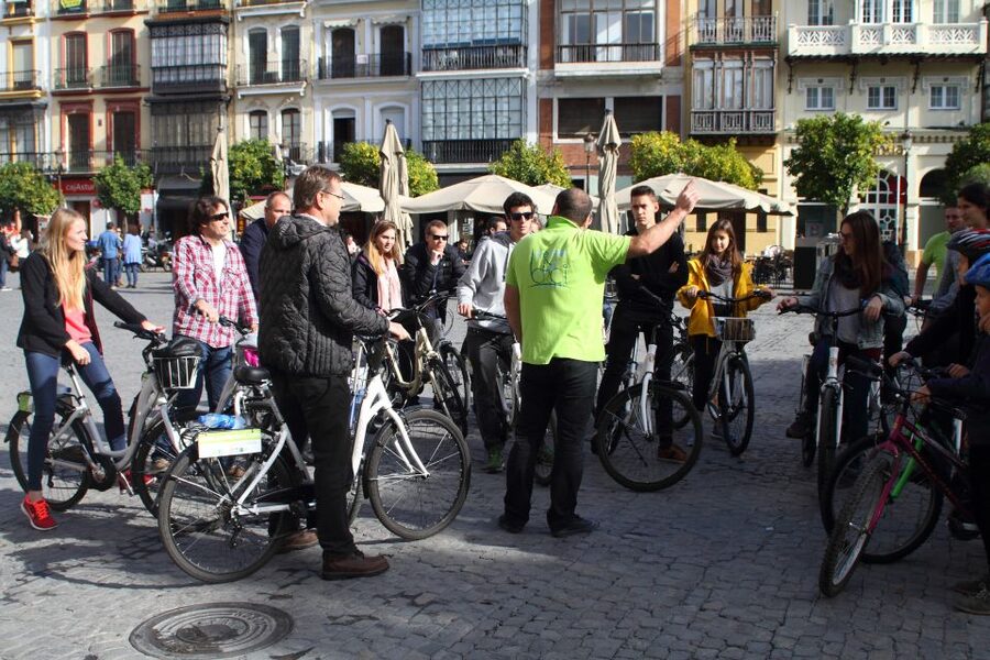 Seville: 3-Hour Tapas Tour by Bike - Pedaling through Seville’s historic streets