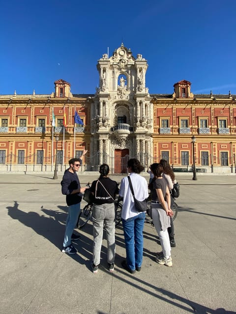 Seville: Electric Stand-Bike Tour - The former Tobacco Factory and Seville’s grand monuments