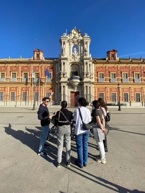 Seville: Electric Stand-Bike Tour - Seville Cathedral from the outside