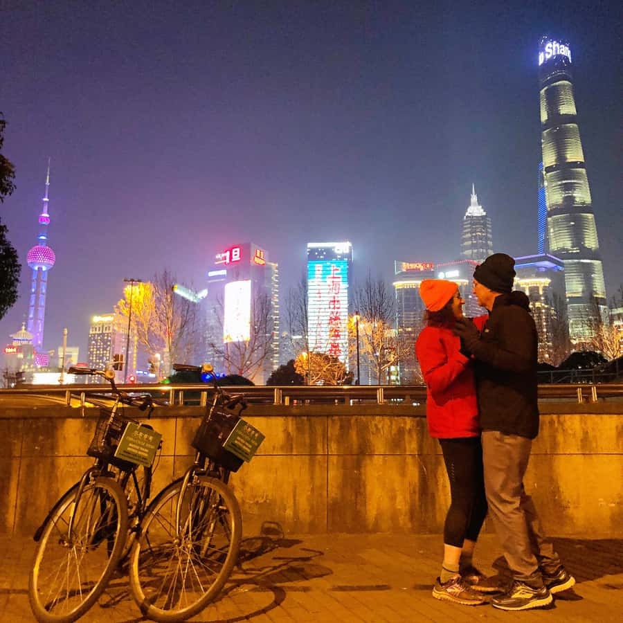 Shanghai Charming Night Small Group Bike Tour - Key points at a glance