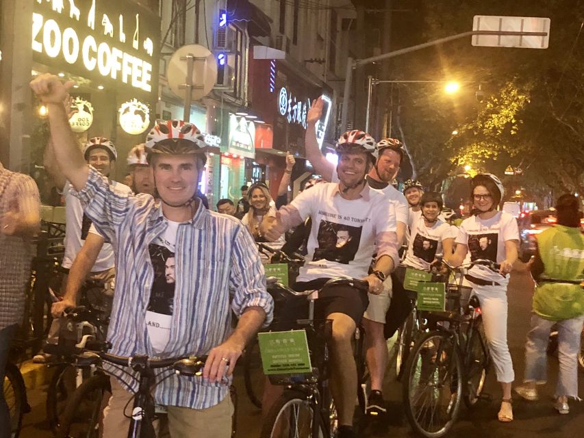 Shanghai Charming Night Small Group Bike Tour - Tianzifang and Taikang Road: art, lanes, and a slower pace
