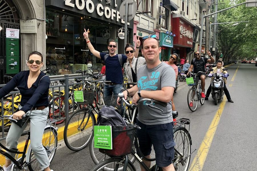 Shanghai: Half-Day Biking and Local Food Tour - Cycling through the French Concession