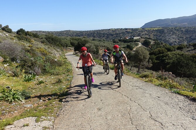 Small Villages and Cretan Nature. E-Bike tour - Aposelemis Canyon brings the first change of scene