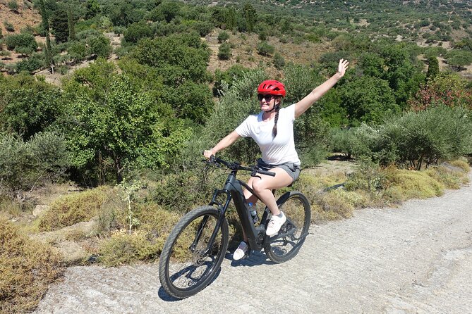 Small Villages and Cretan Nature. E-Bike tour - Village roads, olive groves, and everyday Cretan life