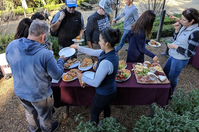 Sonoma Valley Pedal Assist Bike Tour with Lunch - A picnic lunch served at a winery