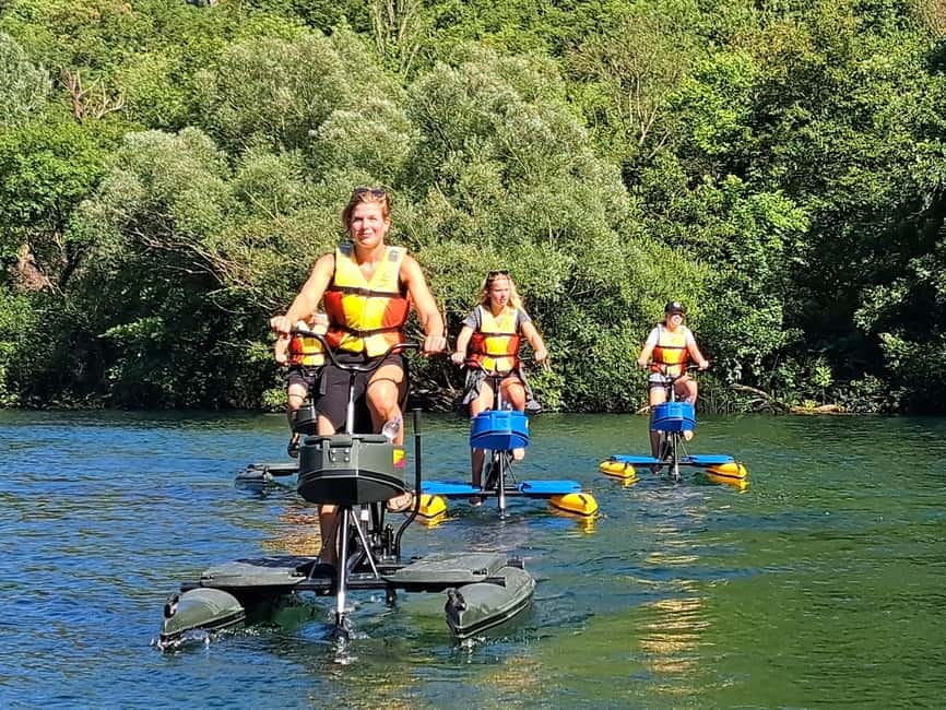Split/Omiš: Cetina River Water Bike Safari - The Water Bikes Are Easier Than They Look