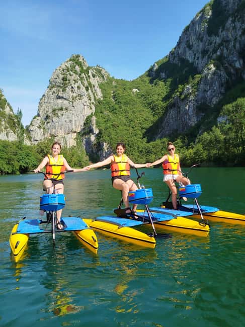 Split/Omiš: Cetina River Water Bike Safari - Breaks, Cold Water, and the Return Ride