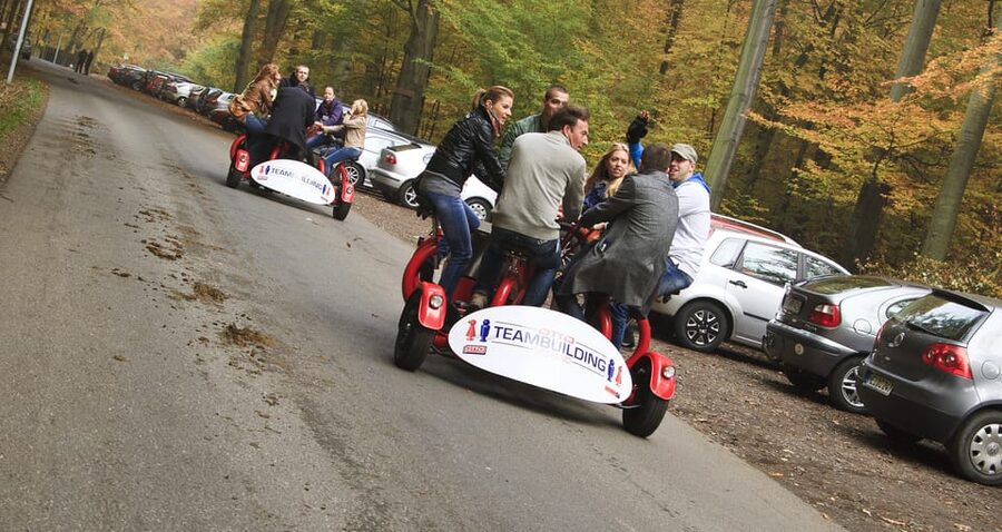 SRF CoBi | City Tour by ConferenceBike - Schlossplatz and the Fürstenzug