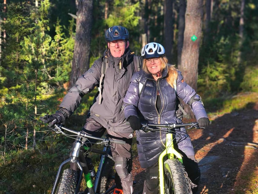 Stockholm: Fat Bike Forest Adventure with Lunch and Sauna - Getting comfortable on a fat bike