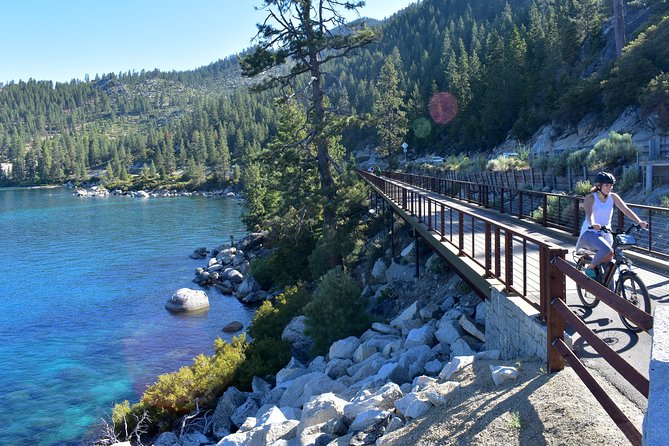 Tahoe Coastal Self-Guided E-Bike Tour - Half-Day | World Famous East Shore Trail - Beaches, coves, and places to stop