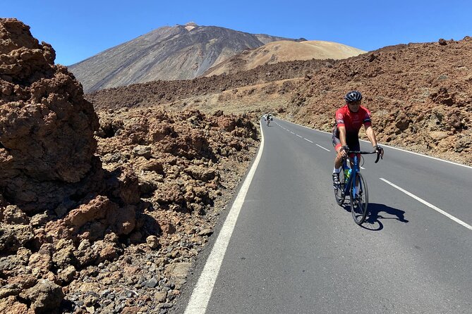 Teide road bike climb from PdC - The descent back to Puerto de la Cruz