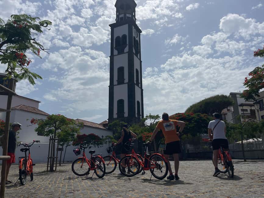 Tenerife: Guided Historical Bike Tour with E-Bike Option - The central squares and return route