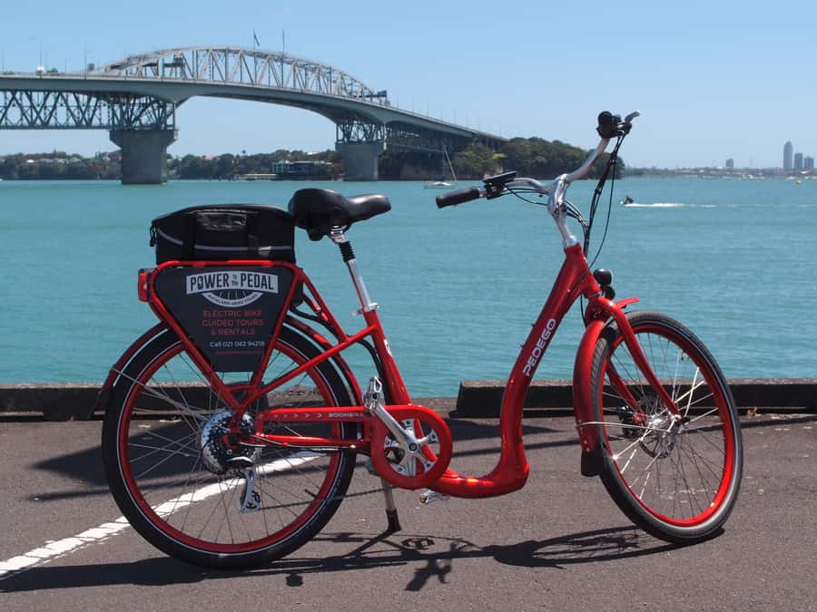 The Classic: Discover Amazing Auckland on an Electric Bike - Starting at Princes Wharf in central Auckland
