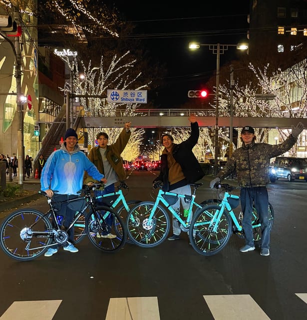 Tokyo: 2-Hour Night Bike Tour of the City's Hidden Gems - The night ride at a glance