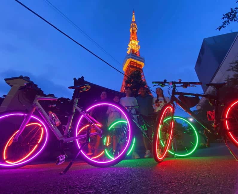 Tokyo: 2-Hour Night Bike Tour of the City's Hidden Gems - Roppongi and Tokyo Midtown after dark