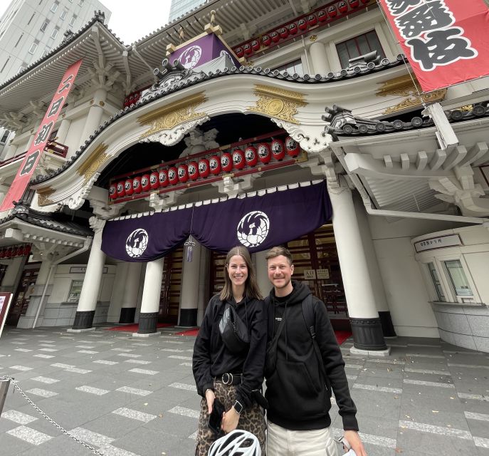 Tokyo: Private Cycling Tour with cute E-bike - Ginza: polished streets and a bakery stop