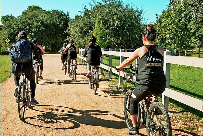 Town Lake Trail Bike Tour in Austin - The Stevie Ray Vaughan Statue and Austin stories