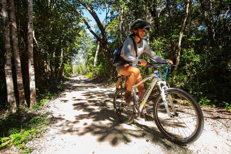 Tulum: Cenote Trail Bike Tour - The ride from Avenida Tulum to the jungle