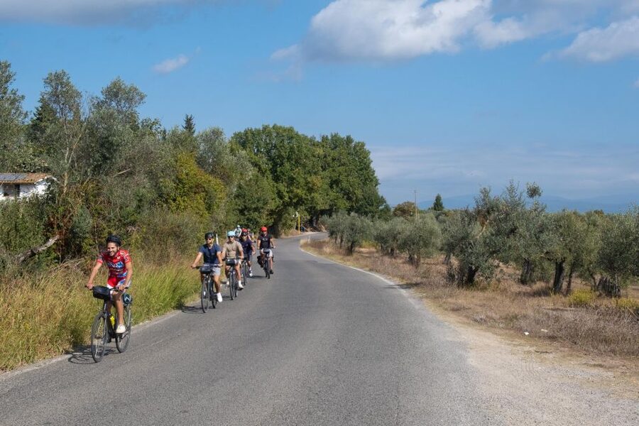 Tuscany Hills Bike Tour with Lunch at farm and Wine Tasting - The second half is easier, but not effortless