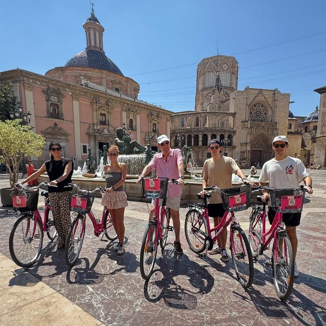 Valencia: City Highlights Guided Bike Tour - City Hall, the Central Market, and the Silk Exchange