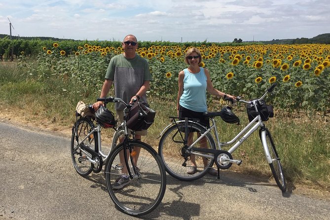 Vineyard cycle tours in and around Chinon, in the Loire Valley - A local picnic in the middle of the ride