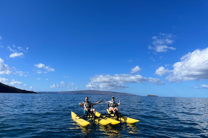 Water Bike Tour in South Maui - Getting Comfortable on the Water Bike