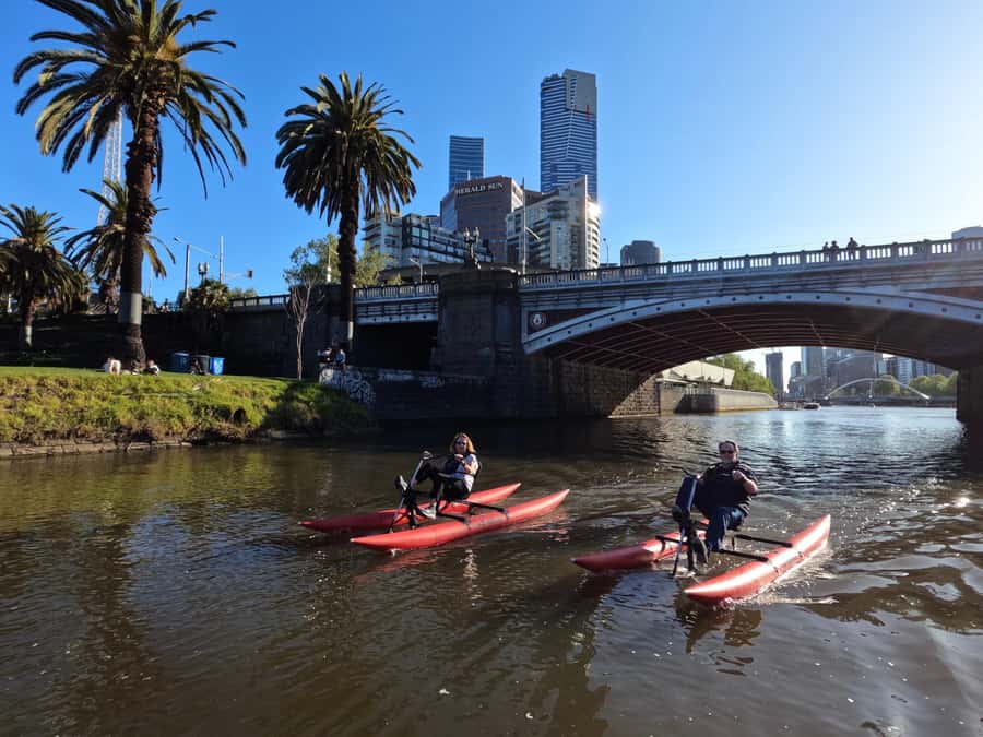 Yarra River, Melbourne Waterbike Tour - South Wharf, Crown Casino, And Melbourne Aquarium