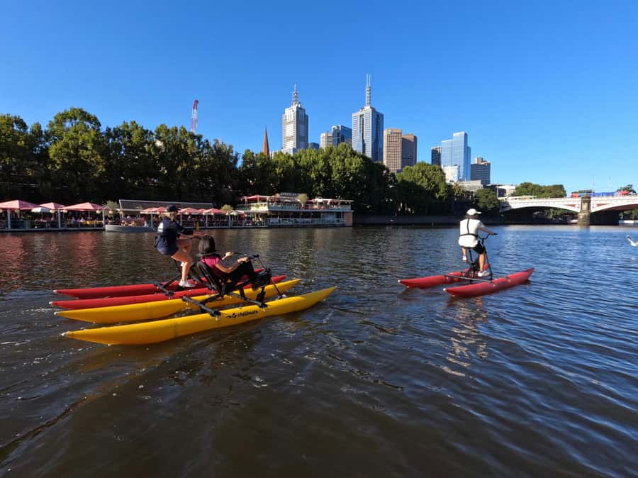 Yarra River, Melbourne Waterbike Tour - Starting At VRA Landing On Boathouse Drive