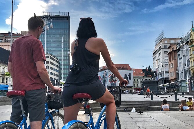 Zagreb Highlights Bike Tour - Stone Gate and the climb toward the Upper Town